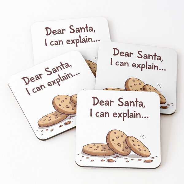 Item preview, Dear Santa I Can Explain  Funny Kids Christmas Quote designed and sold by Katedesignz.
