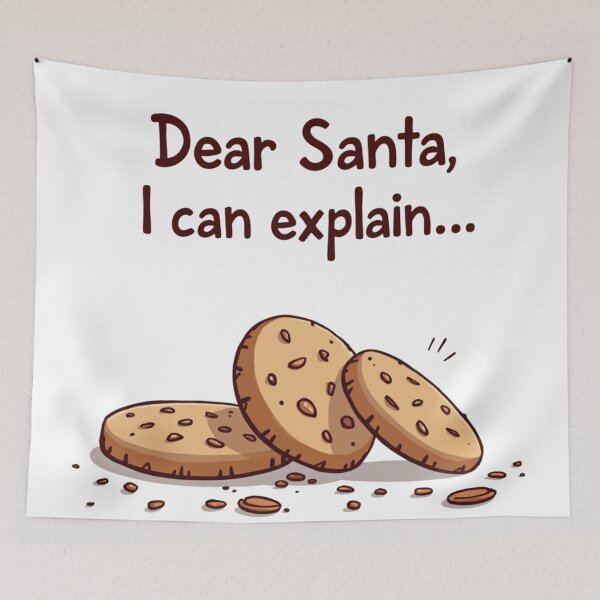Item preview, Dear Santa I Can Explain  Funny Kids Christmas Quote designed and sold by Katedesignz.