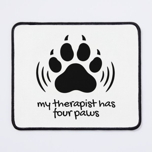 Item preview, My Therapist Has Four Paws designed and sold by beMyMeow.