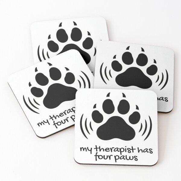 Item preview, My Therapist Has Four Paws designed and sold by beMyMeow.