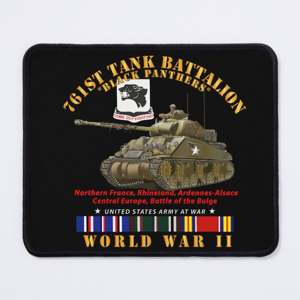 Item preview, Army - 761st Tank Battalion - Black Panthers - w Tank WWII  EU SVC designed and sold by Military Insignia Products.
