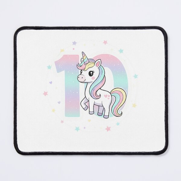 Item preview, Unicorn 10th Birthday Magic Rainbow Cute designed and sold by k3rstman1.