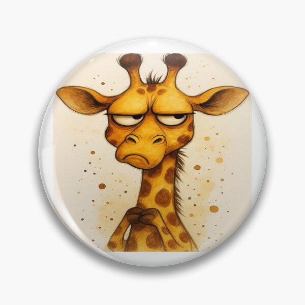 Item preview, Drawing of Grumpy Giraffe  designed and sold by NivyasArtistry.