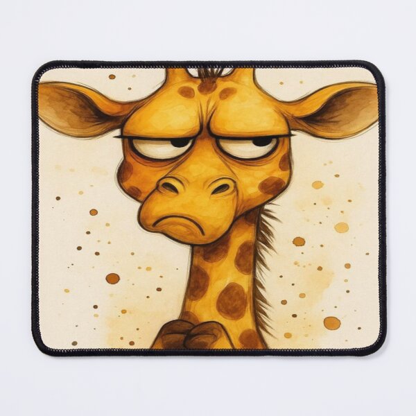 Item preview, Drawing of Grumpy Giraffe designed and sold by NivyasArtistry.