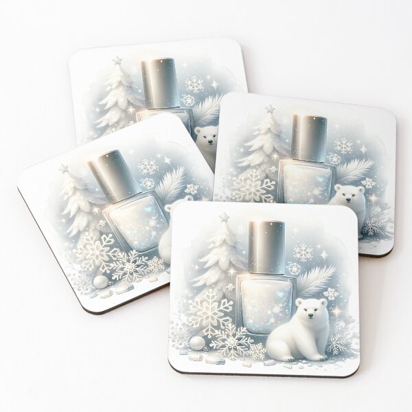 Item preview, Polar Bear Nail Polish designed and sold by Printable-Cutie.