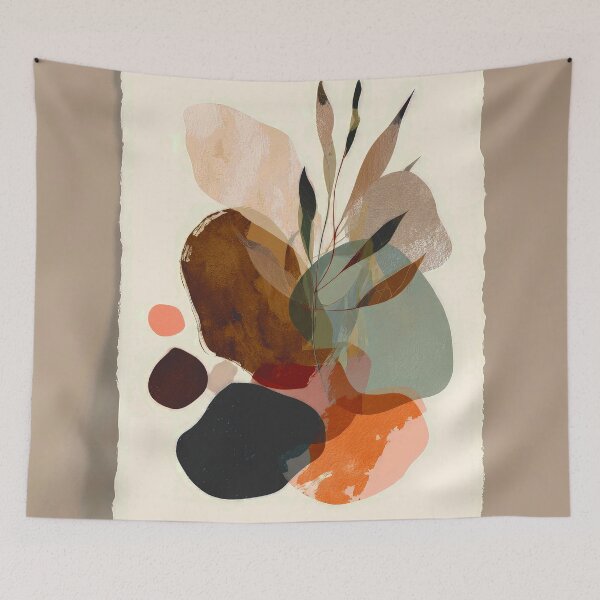 Item preview, Boho-Style Warm Earth Tone Hues Abstract Art designed and sold by DEC02.
