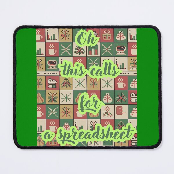 Item preview, Oh This Calls for a Spreadsheet Christmas Sweater designed and sold by Millsoft.