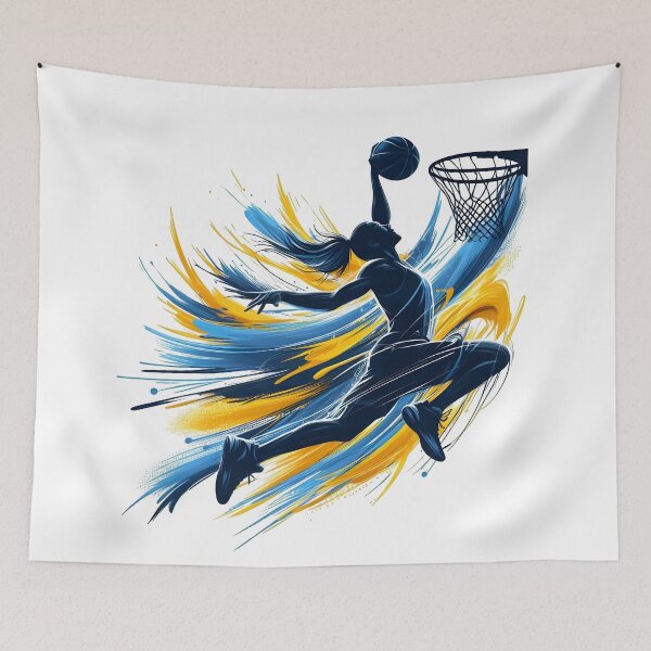 Item preview, basketball, sport, basketball player, basketball court designed and sold by TrueArtVibes.