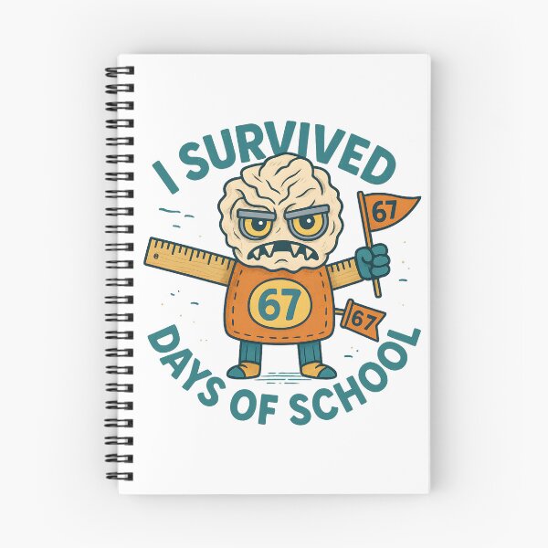 Item preview, 67 Days of School Supplies Monster Victory designed and sold by julimarks.