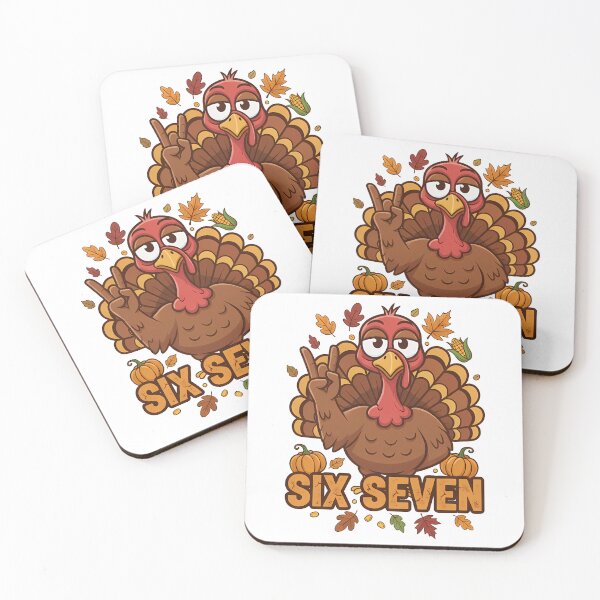 Item preview, Funny Thanksgiving Turkey 67 Six Seven designed and sold by k3rstman1.