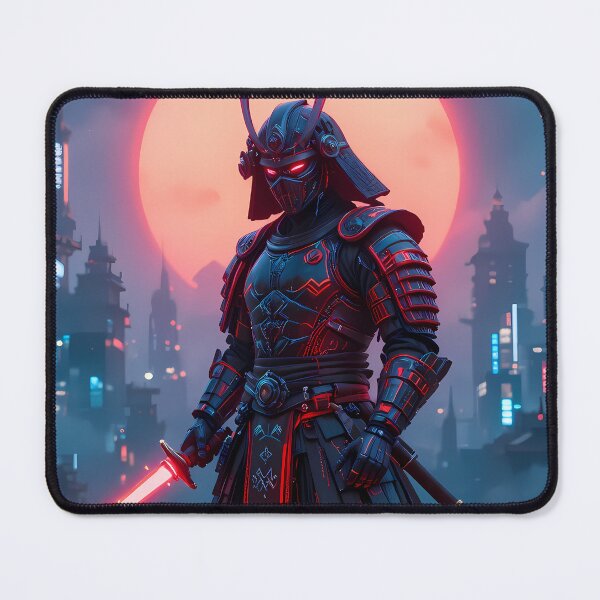Item preview, Japan Urban Fantasy Warriors Creatures Neon Landscapes Art designed and sold by ART ATTACK ZONE.
