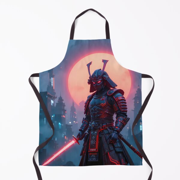 Item preview, Japan Urban Fantasy Warriors Creatures Neon Landscapes Art designed and sold by ART ATTACK ZONE.