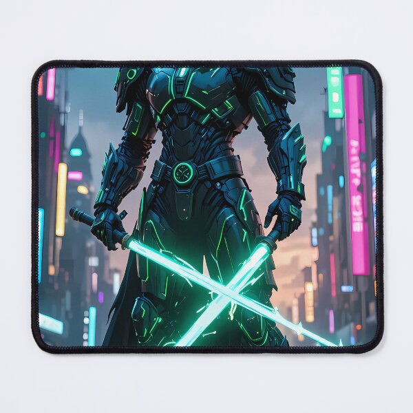 Item preview, China Urban Fantasy Warriors Creatures Neon Landscapes Art designed and sold by ART ATTACK ZONE.