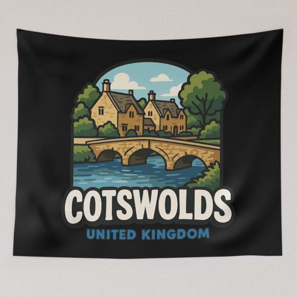 Item preview, Cotswolds Village England United Kingdom Travel designed and sold by TomFrontierArt.