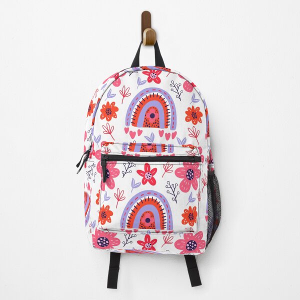 Item preview, Boho Rainbow Floral Pattern In Lilac And Magenta designed and sold by DEC02.