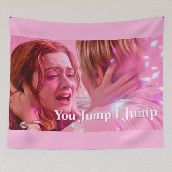 Item preview, POP ART Rose DeWitt Bukater - You Jump, I Jump Embrace designed and sold by CleverCulture.