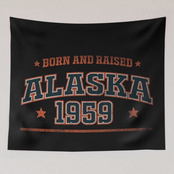 Item preview, Alaska, born and raised designed and sold by HB Shirts.