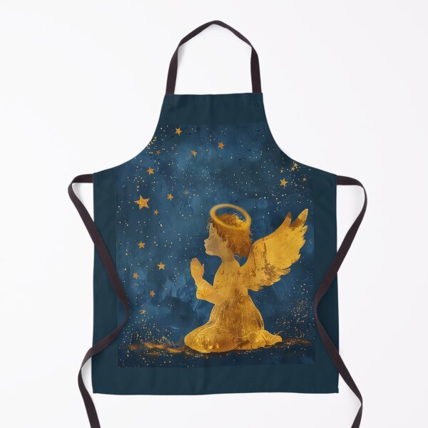 Item preview, Golden Angel Praying Under Stars designed and sold by daila70.