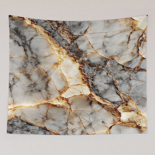 Item preview, Luxurious Marbled Abstract In Earthtones And Ivory Hues  designed and sold by DEC02.