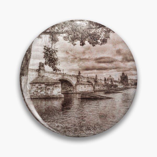 Item preview, Charles Bridge Prague Vintage Style designed and sold by Londonimages.