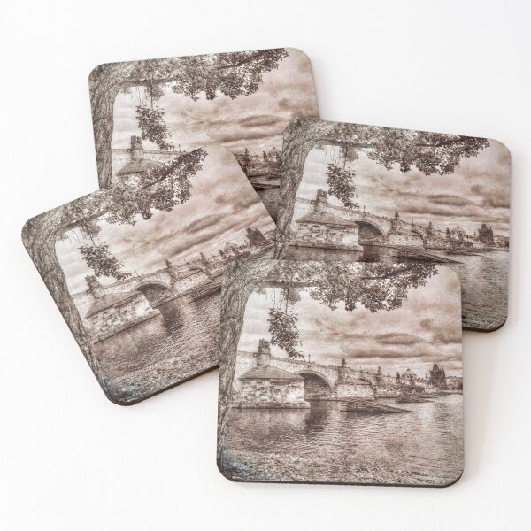 Item preview, Charles Bridge Prague Vintage Style designed and sold by Londonimages.