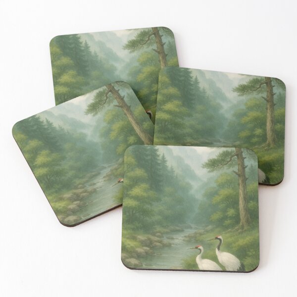Item preview, Cranes in the Forest — Symbols of Peace and Longevity designed and sold by Daon-Dasoni.
