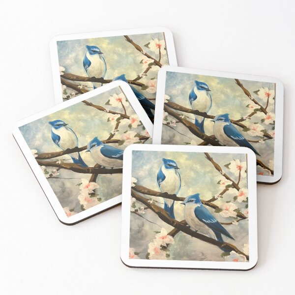 Item preview, Blossom love birds  designed and sold by ArtsyMR.