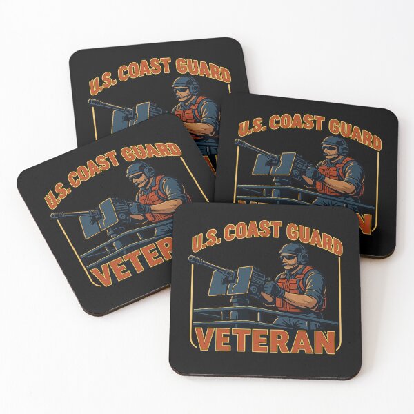 Item preview, US Coast Guard Veteran Heavy Gunner | Ship Deck Gun Operator | Semper Paratus  designed and sold by getpressedshirt.