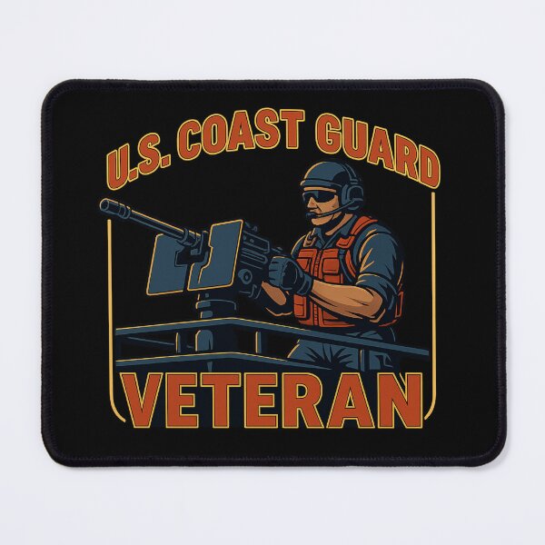Item preview, US Coast Guard Veteran Heavy Gunner | Ship Deck Gun Operator | Semper Paratus  designed and sold by getpressedshirt.
