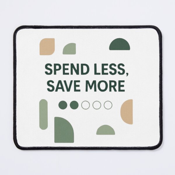 Item preview, Spend Less Save More Minimalist Quote – Frugal Living, Budgeting Motivation, Money Saving, and Personal Finance Art Print designed and sold by PickleballPulse.