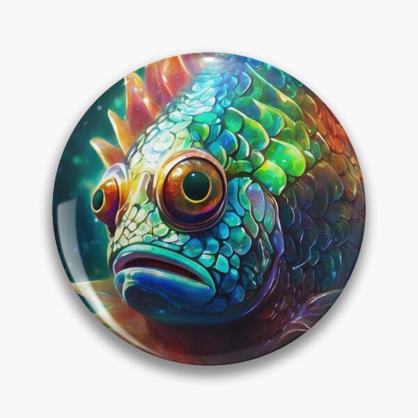 Item preview, Rainbow Nebula Fish: A Shimmering Deep Sea Dream designed and sold by KilianSzmid.