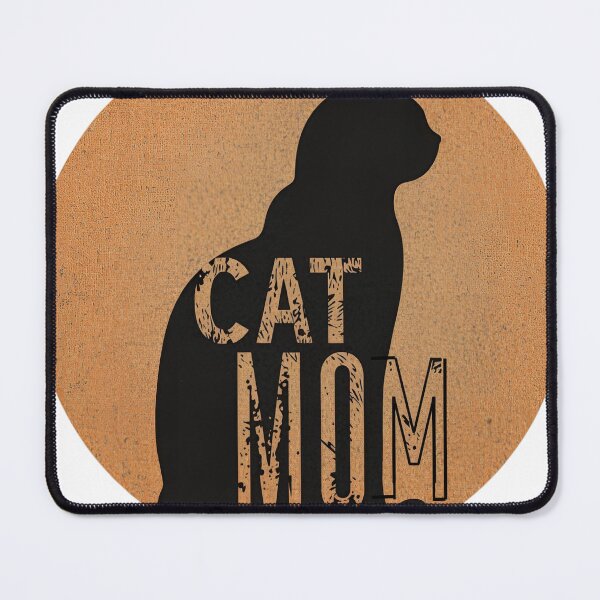 Artikelvorschau, Katzenmama Silhouette im Vintage Stil entworfen und verkauft von Eazy-Shop-.
