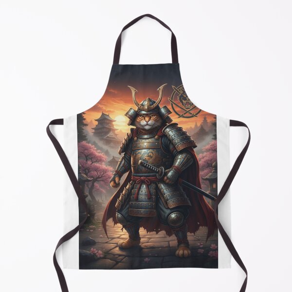 Item preview, Samurai Cat designed and sold by beMyMeow.