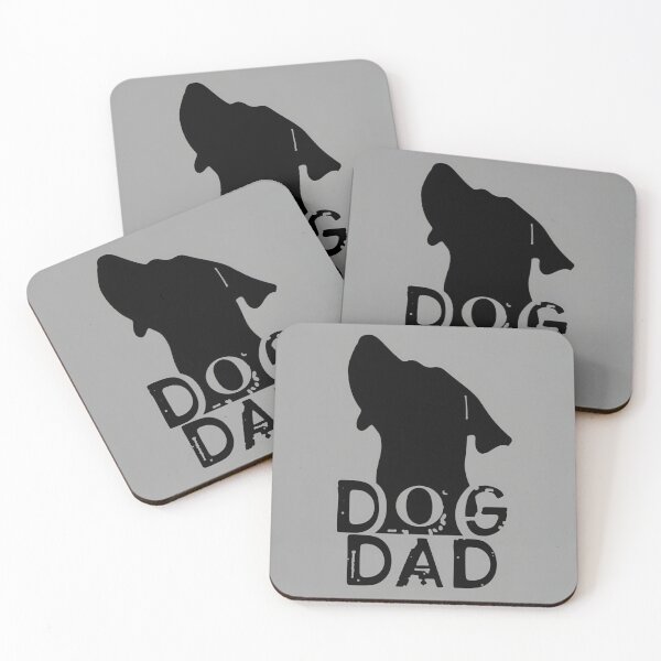 Artikelvorschau, Hundevater Silhouette Dog Dad entworfen und verkauft von Eazy-Shop-.