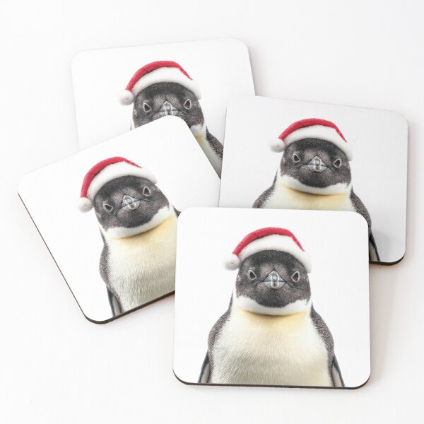 Item preview, Christmas Penguin with Santa Hat designed and sold by LazyOwlStore.
