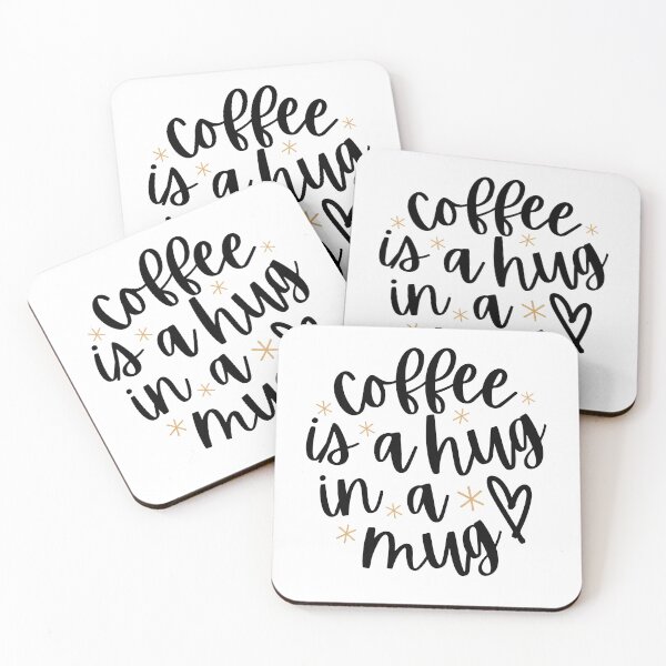 Item preview, Coffee is a hug in a mug, design for coffee drinkers designed and sold by Eazy-Shop-.