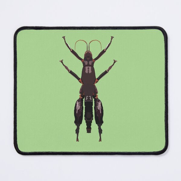 Item preview, L is for Lord Howe Island Stick Insect ,Lord Howe Stick Insect – Rare Giant Phasmid Wildlife Illustration designed and sold by PrettylittlepastelUk.