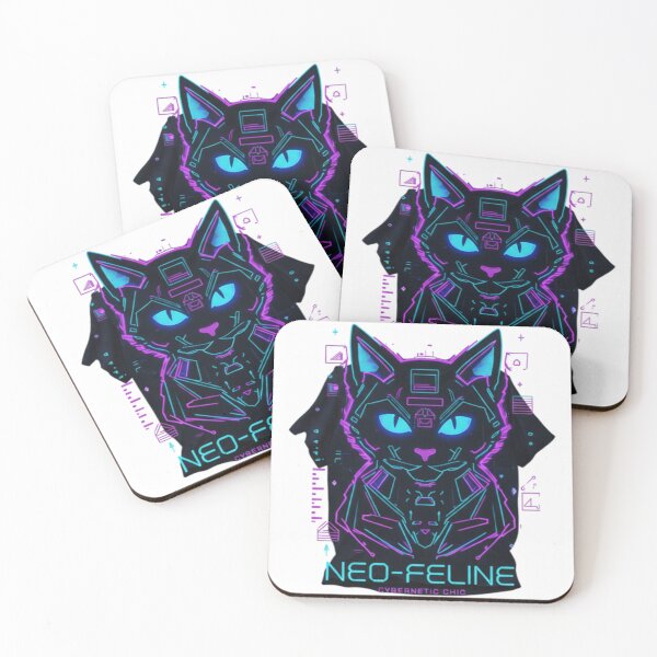 Item preview, Neon Street Cat designed and sold by beMyMeow.