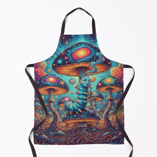 Item preview, Psychedelic Caterpillar on Cosmic Mushrooms designed and sold by Studio-DeLuz.