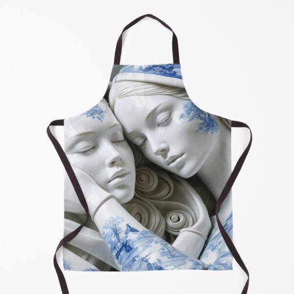 Item preview, Willow-Patterned Mannequin Sapphic Lovers #1 designed and sold by NickWhittleArt.
