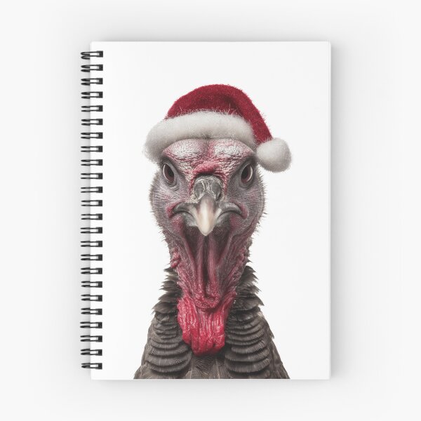 Item preview, Christmas Turkey with Santa Hat designed and sold by LazyOwlStore.