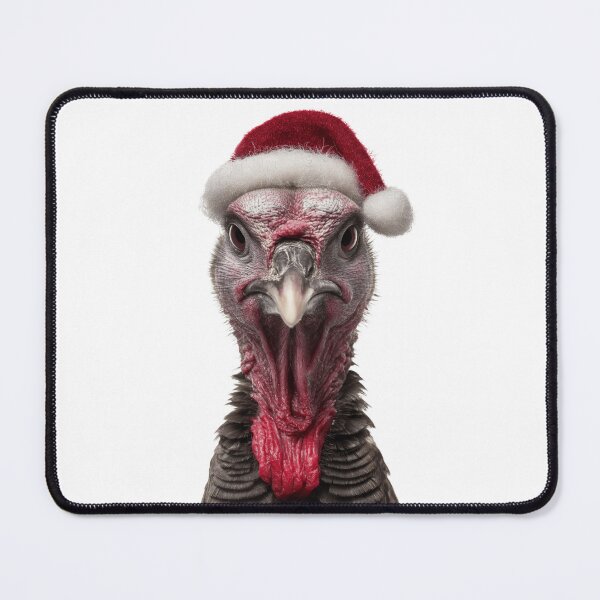 Item preview, Christmas Turkey with Santa Hat designed and sold by LazyOwlStore.