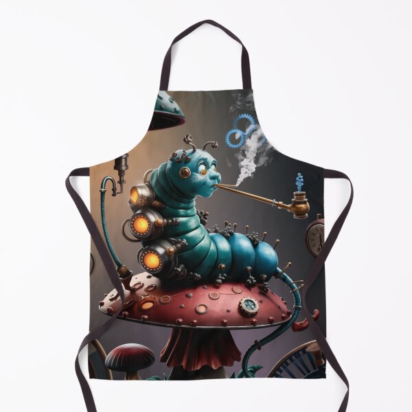 Item preview, Steampunk Caterpillar — Time Workshop on a Mushroom designed and sold by FusiTink.