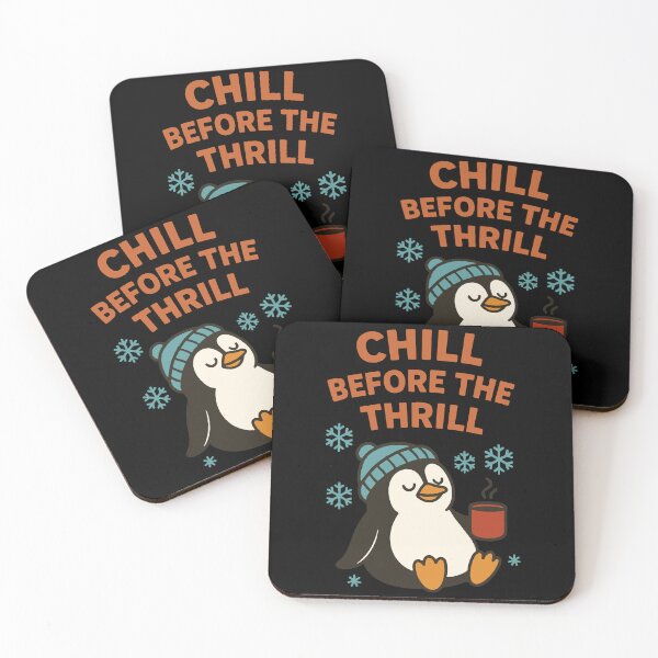 Item preview, christmas Chill Before The Thrill Holiday Penguin designed and sold by LuminOrb.