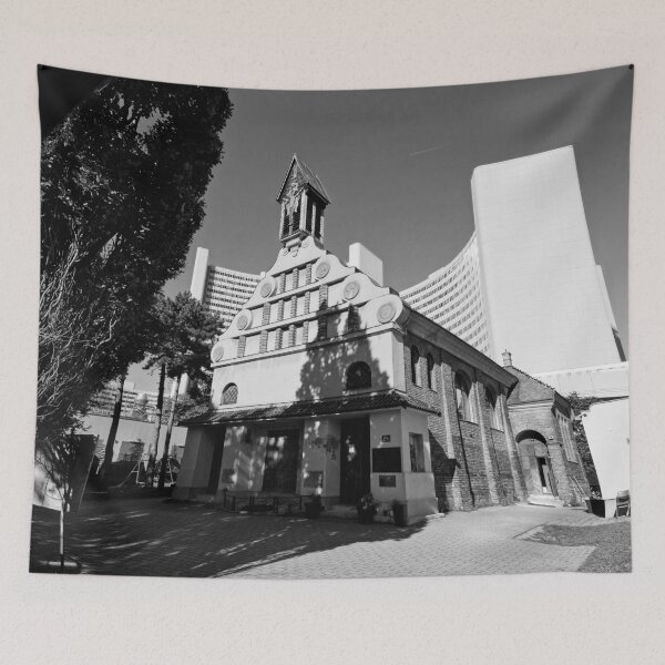 Aperçu de l'œuvre Église copte orthodoxe de Vienne (noir et blanc) créée et vendue par Jouko Lehto Photography.