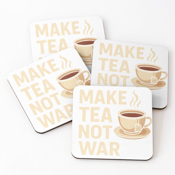 Item preview, Make Tea Not War – Peaceful Tea Lover Design designed and sold by P4CHUT.