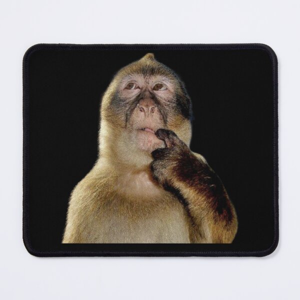 Item preview, Funny Monkey Thinking Meme designed and sold by klaro45.