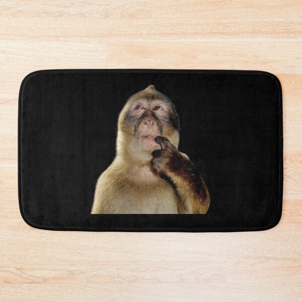 Item preview, Funny Monkey Thinking Meme designed and sold by klaro45.