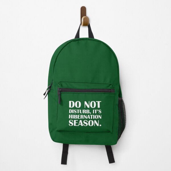 Item preview, Do Not Disturb, It’s Hibernation Season — Green Edition / Introvert Joke Funny T-Shirt Label designed and sold by introvertvibes.