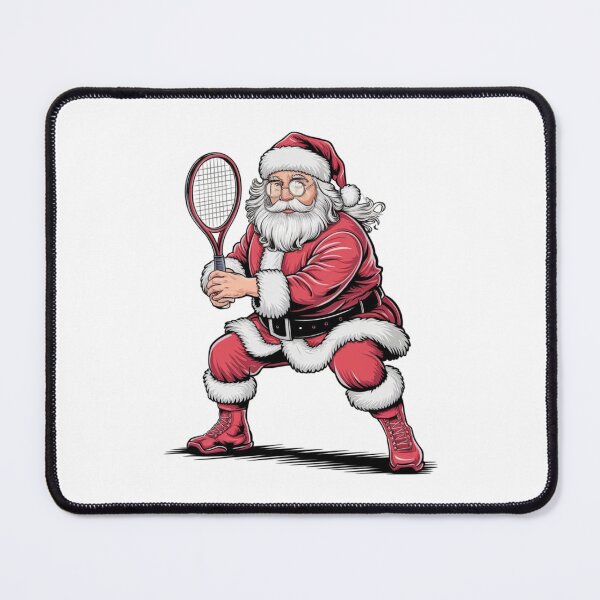 Item preview,  Christmas Funny  Santa claus playing Tennis  designed and sold by SOUFIANE1991.
